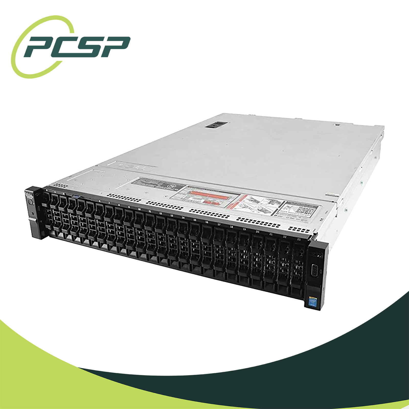Dell PowerEdge R730xd 24B SFF 28 Cores 2x E5-2680v4 64GB H730p 4x RJ45 12x Trays