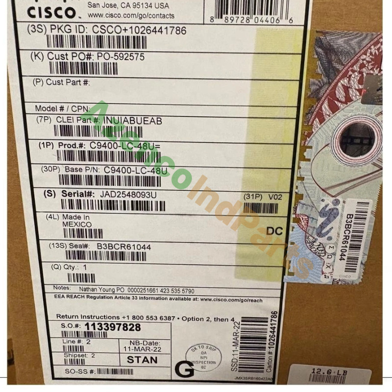 1PCS NEW Cisco Catalyst C9300-48U-E UPoE 48-Port Switch Fast Delivery