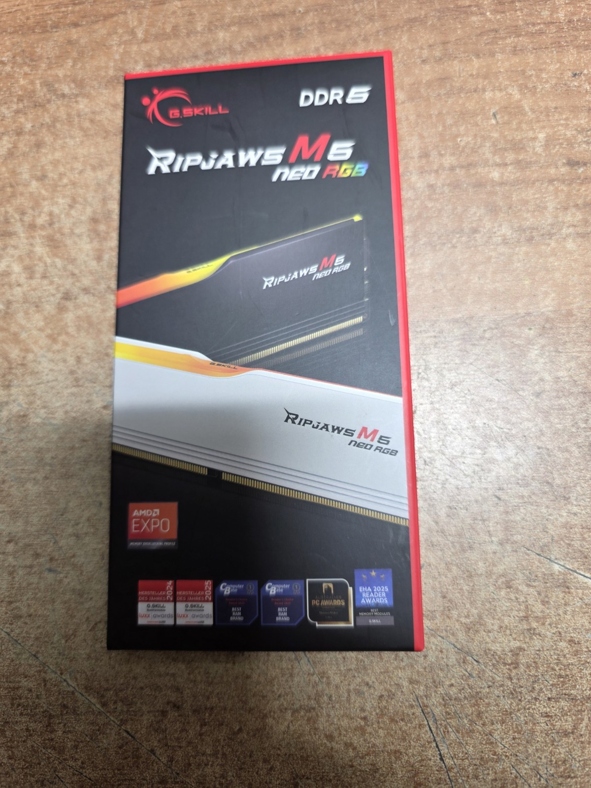 G.Skill Ripjaws M5 Neo RGB 16GB 1x16GB DDR5 6000MHz F5-6000J3848F16GX1-RM5NRK