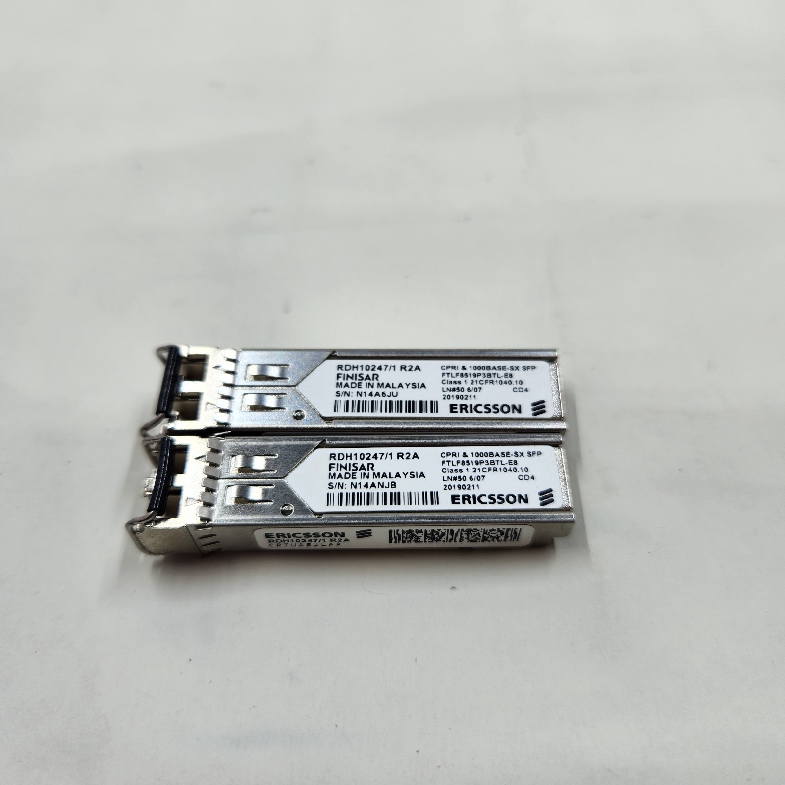 RDH10247/1 R2A CPRI & 1000BASE-SX SFP -Lot of 2