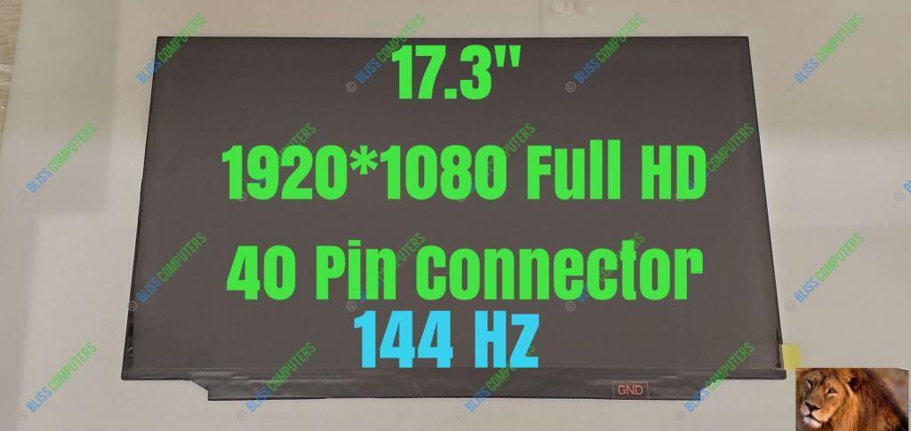 New LED LCD Screen AUO B173HAN04.0 B173HAN04.4 B173HAN04.9 144hz 40 Pin FHD