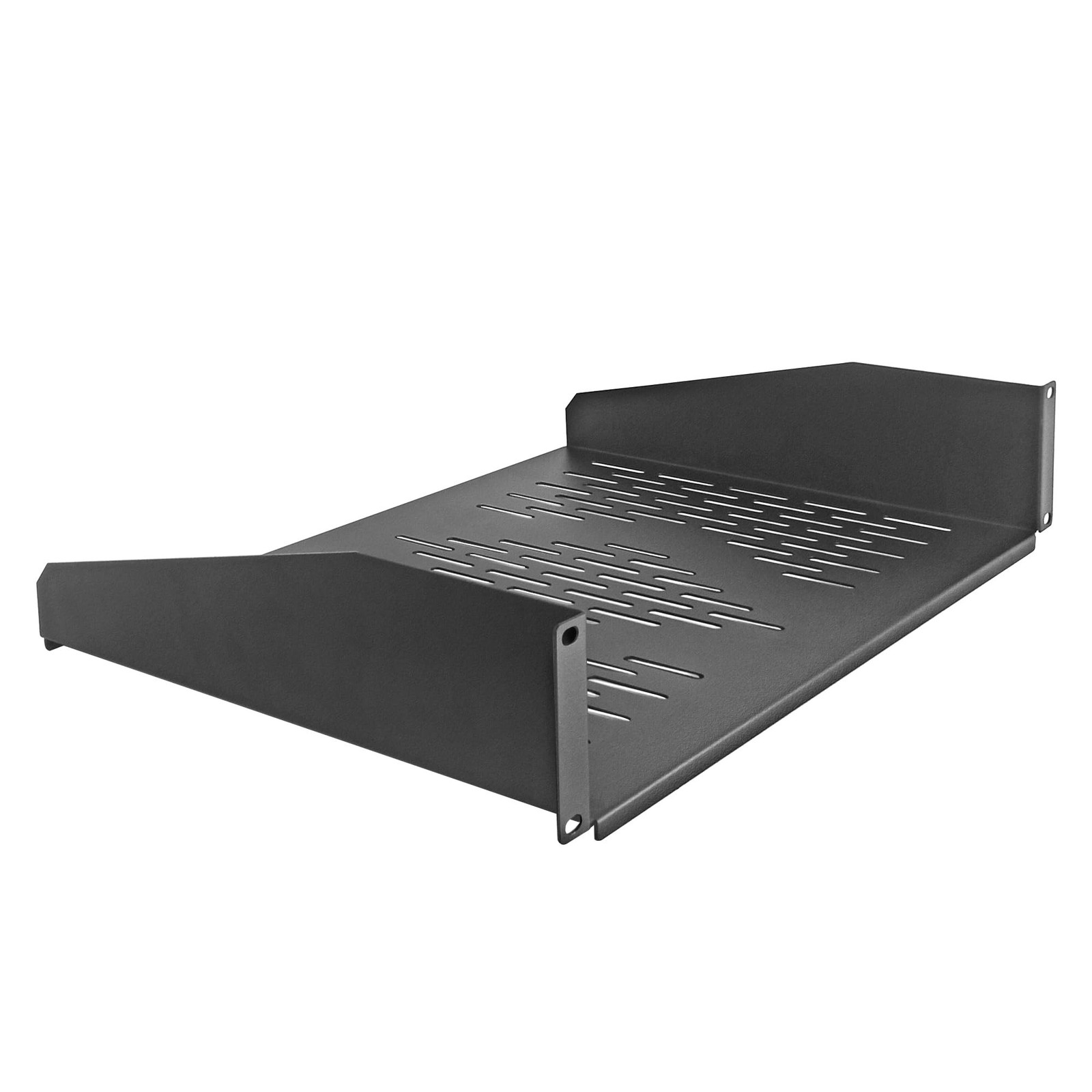 RIVECO 19” 2U Rack Shelf Server Cabinet Mount Vented Cantilever Tray for N