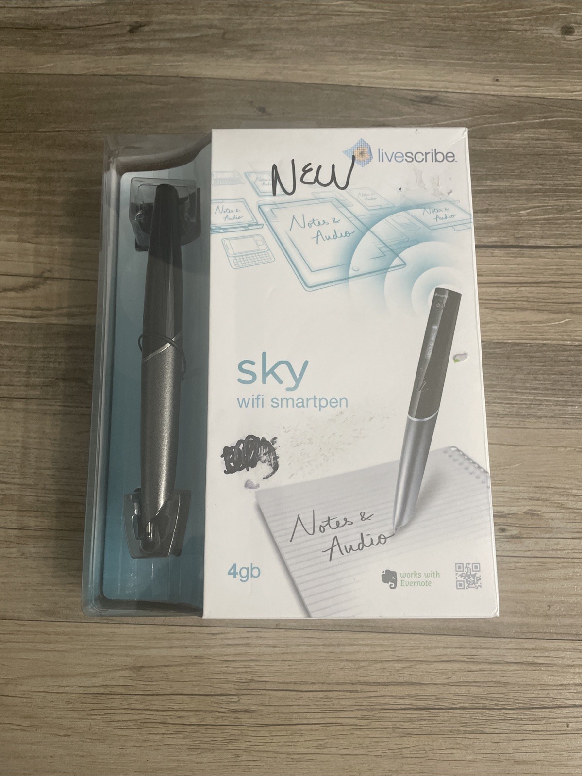 Livescribe 4GB Sky Wi-Fi Smartpen w Notebooks