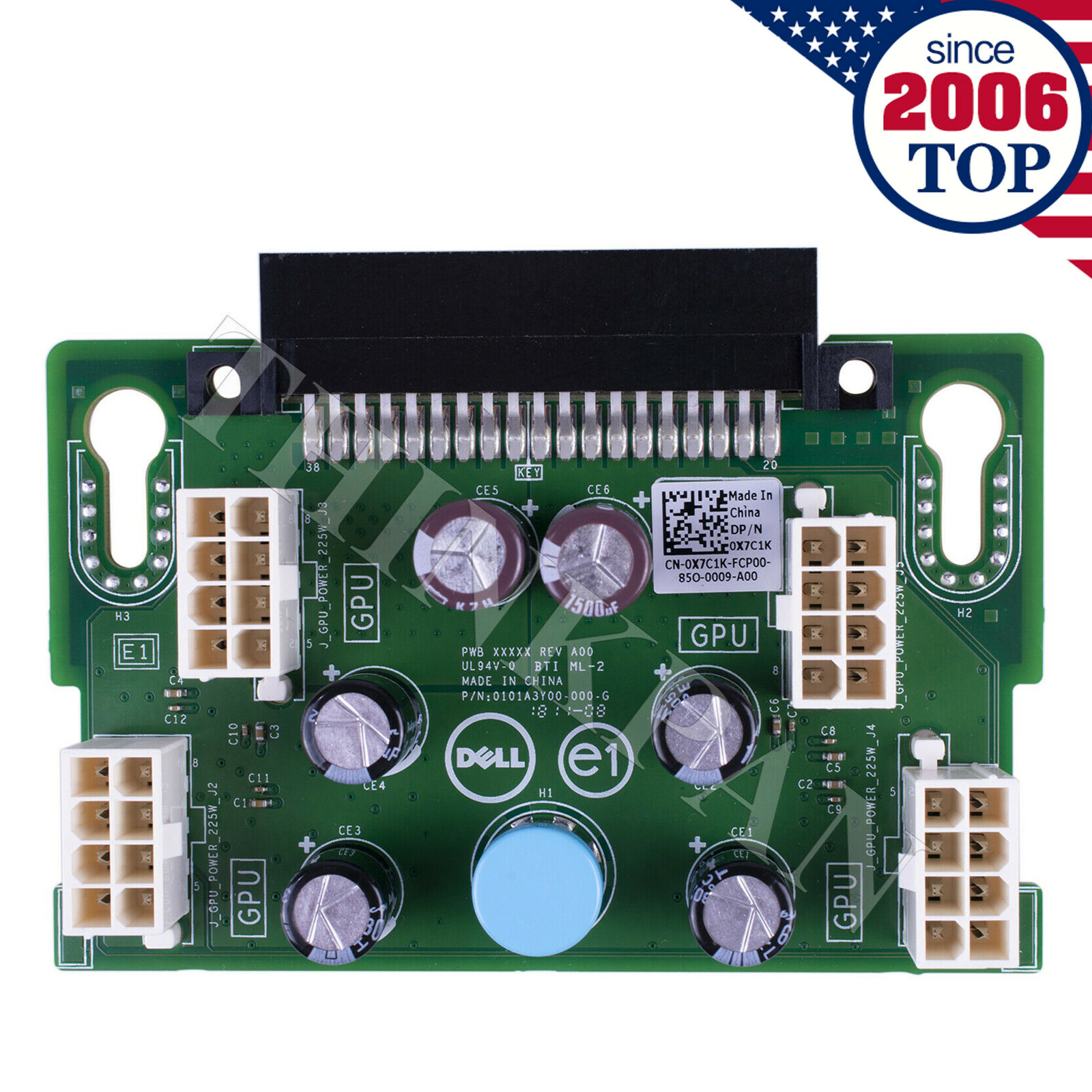 New Dell Poweredge T630 T640 GPU Power Supply Module Expansion Board 0X7C1K US
