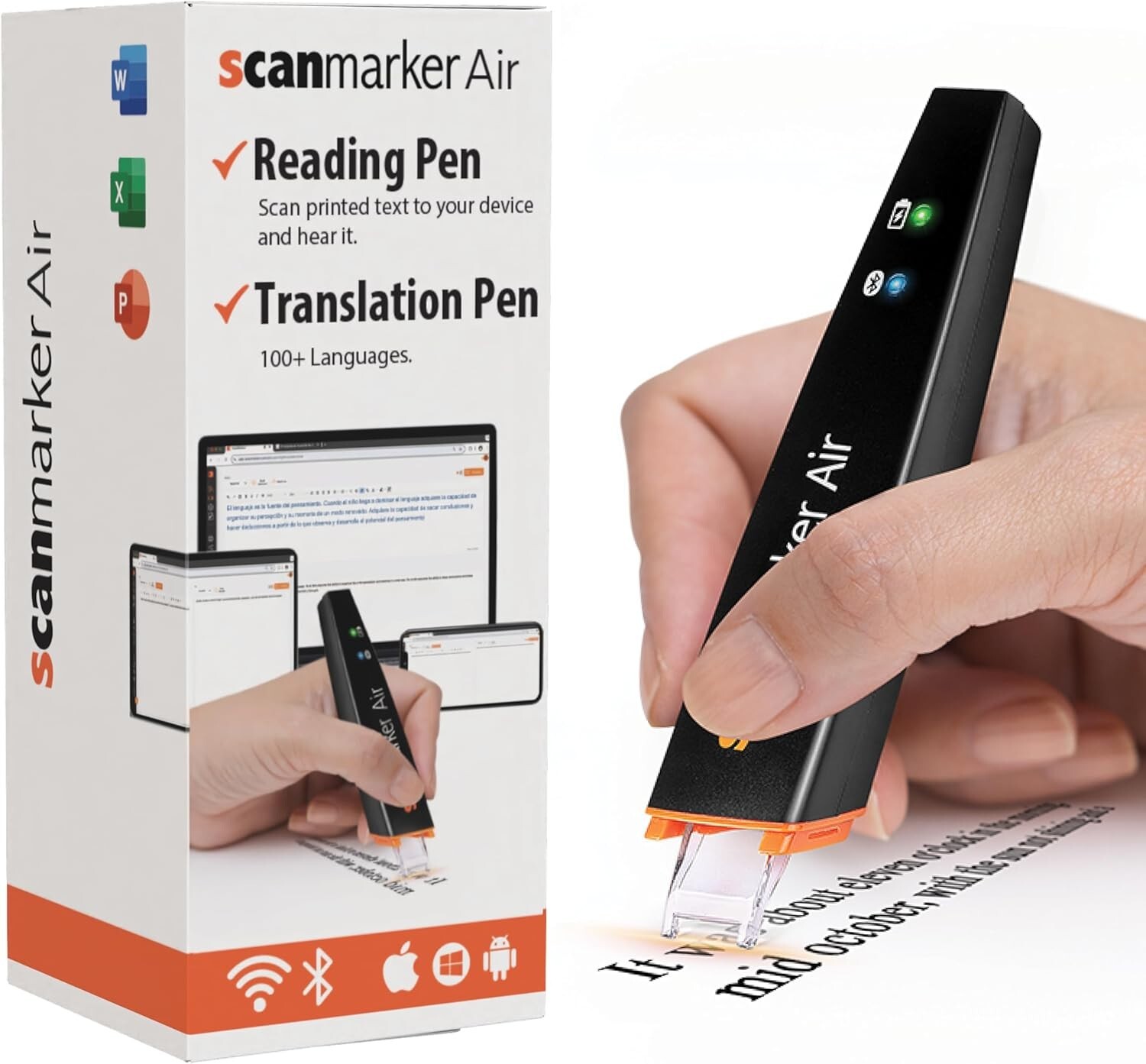 Scanmarker Air Pen Scanner & Translator for Dyslexia, Students & Professionals