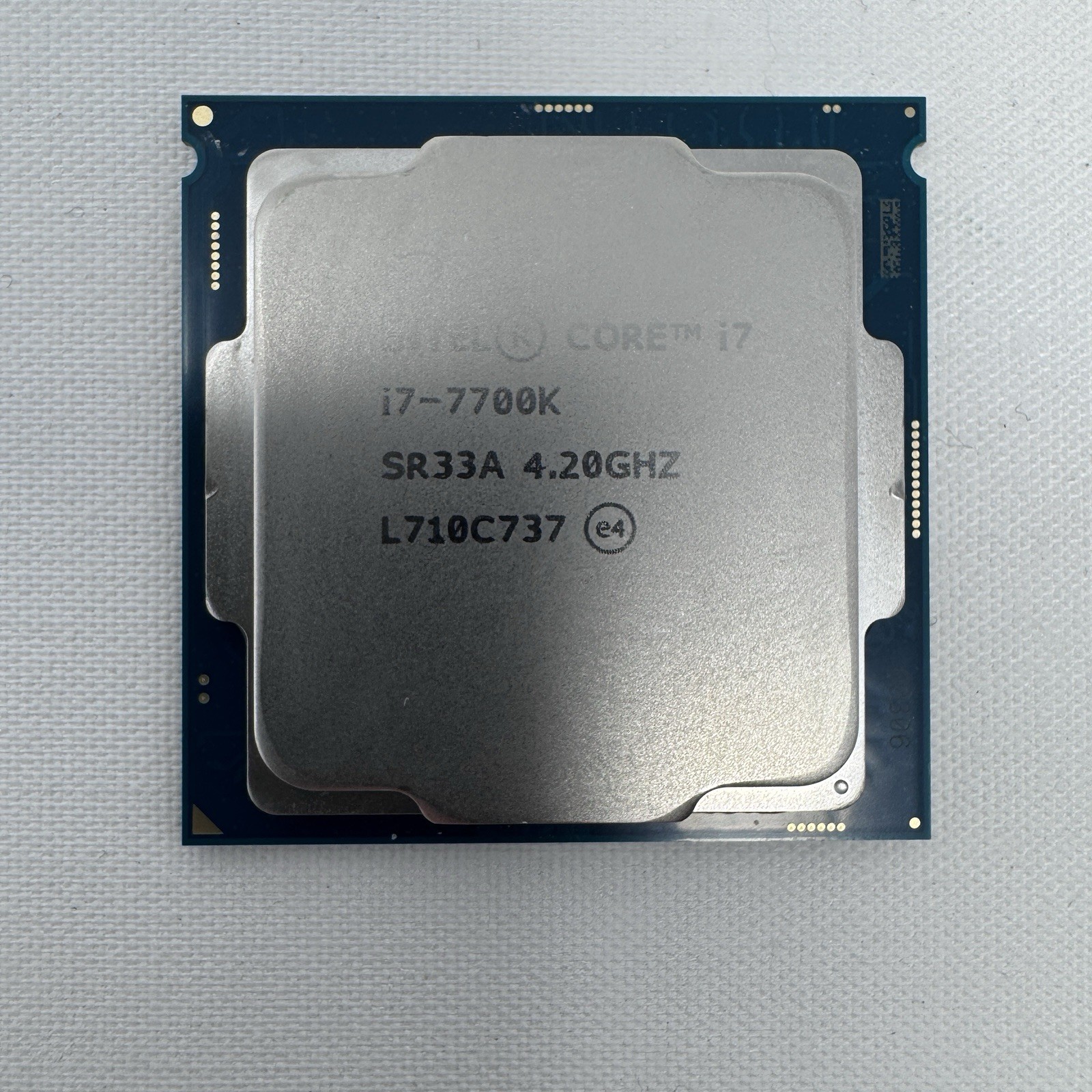 Intel Core i7-7700K SR33A 4.20GHz 4-Core LGA1151 CPU Processor