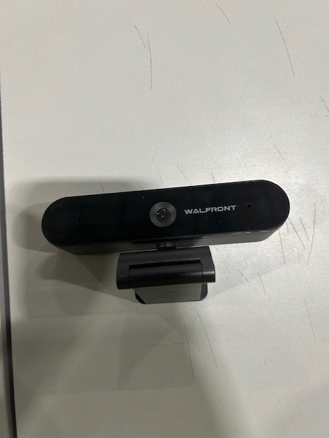 WALFRONT WEBCAM CAMERA USB WIRED WITH MIC - BLACK