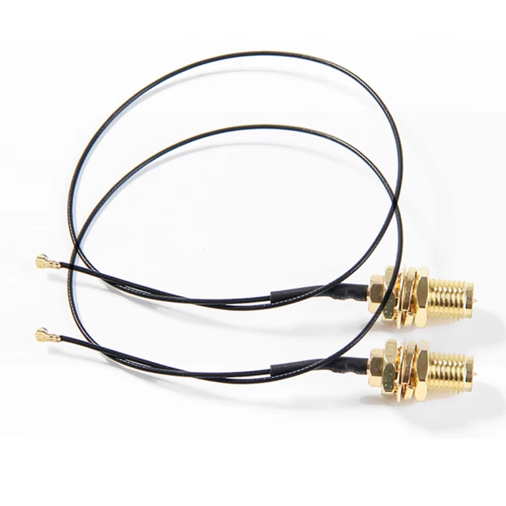 2PCS U.FL IPEX MHF4 to RP-SMA RF Pigtail Cable Antenna (inner pin) For Intel AX2