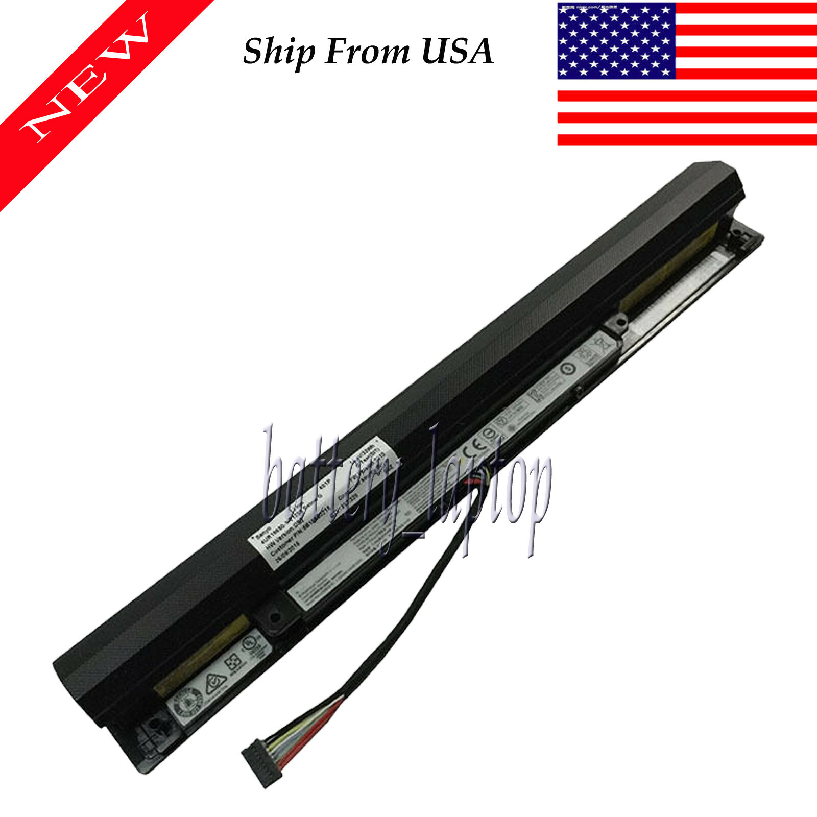 L15L4A01 Battery for LENOVO 14.4V IDEAPAD 110-15ISK 80UD L15M4E01 L15S4E01 Black