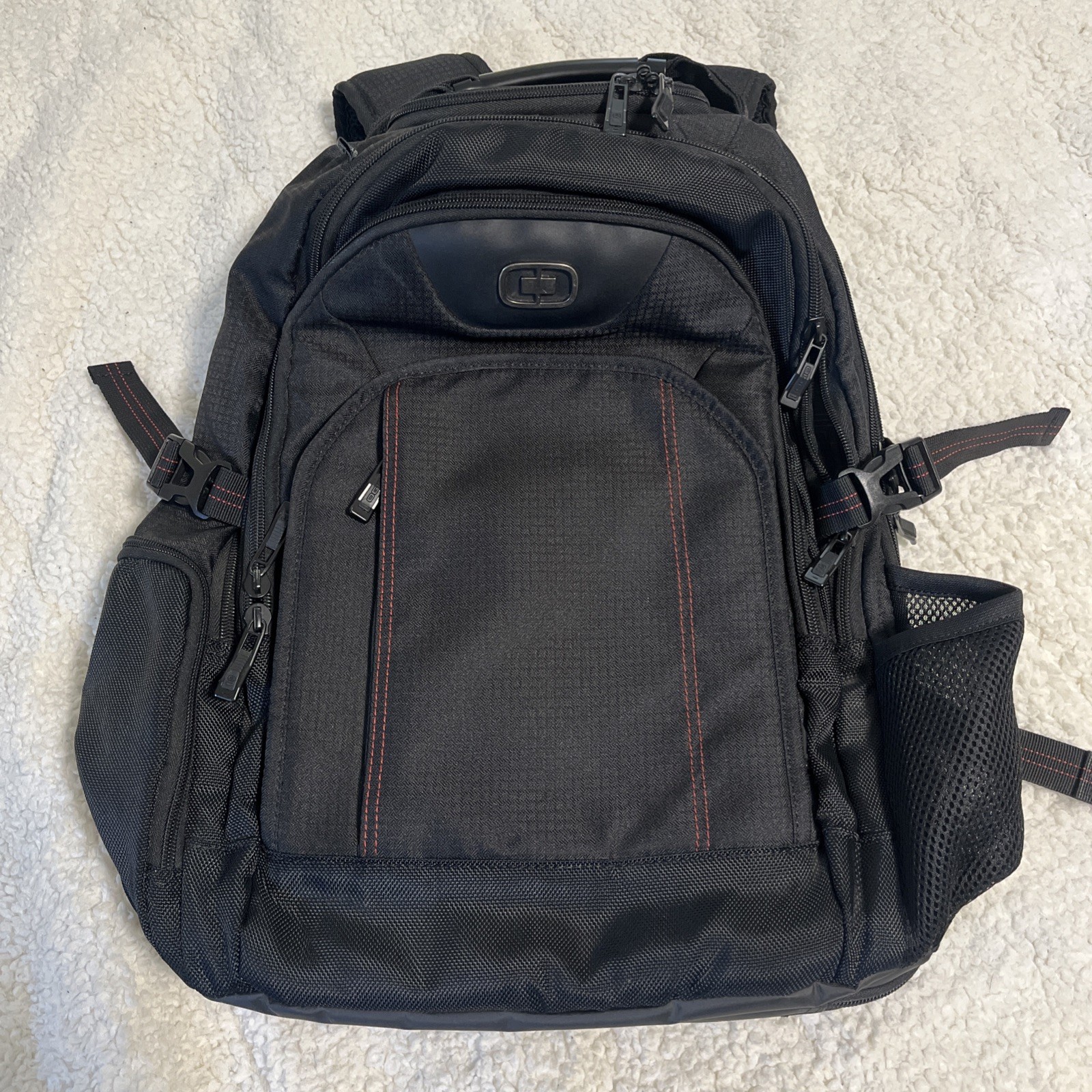 OGIO Prospect Laptop Backpack Black Tech Utility Travel Bag Padded Laptop Pocket