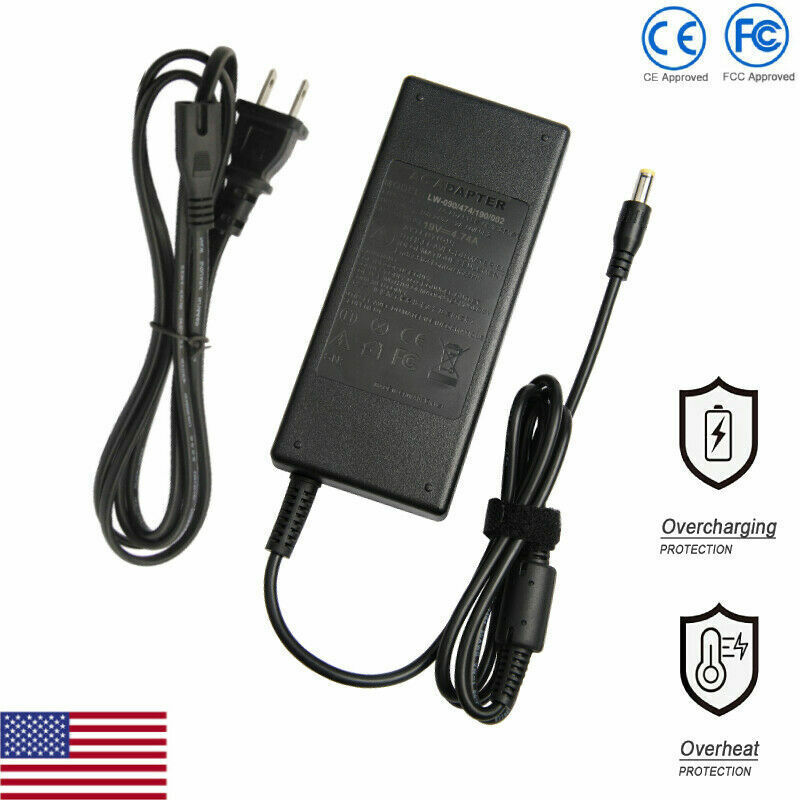 AC Adapter Charger Power Cord for Fujitsu LifeBook T732 T734 S752 S762 Tablet PC