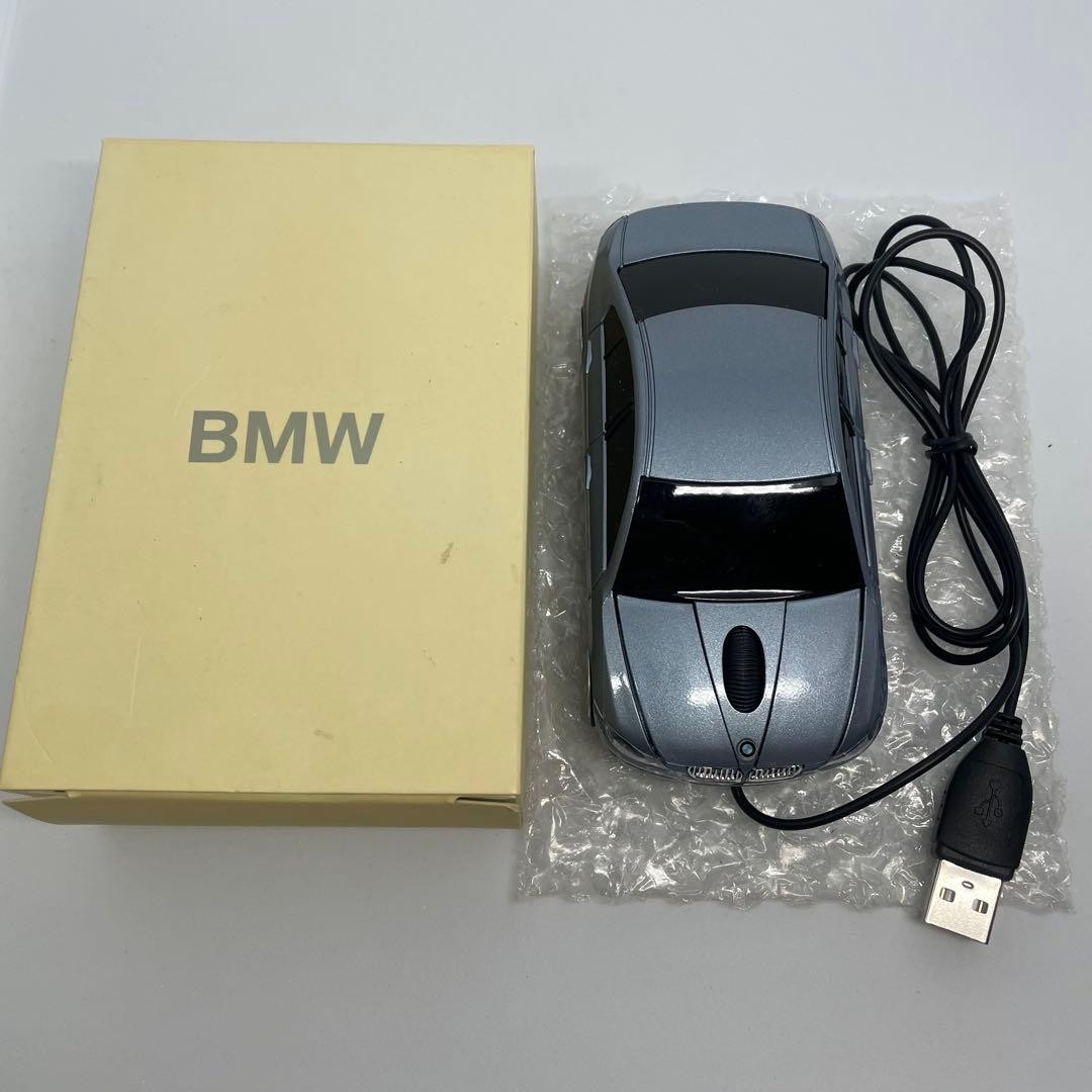 BMW 3 Series Gray Wireless Computer Mouse Mini Car Model Tested Unused Japan