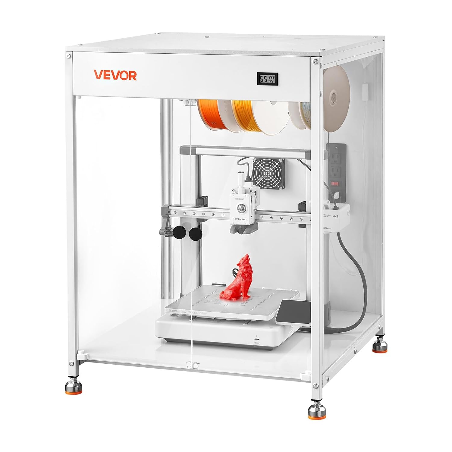 VEVOR 3D Printer Enclosure with Ventilation, Dustproof Waterproof Transparent Ac