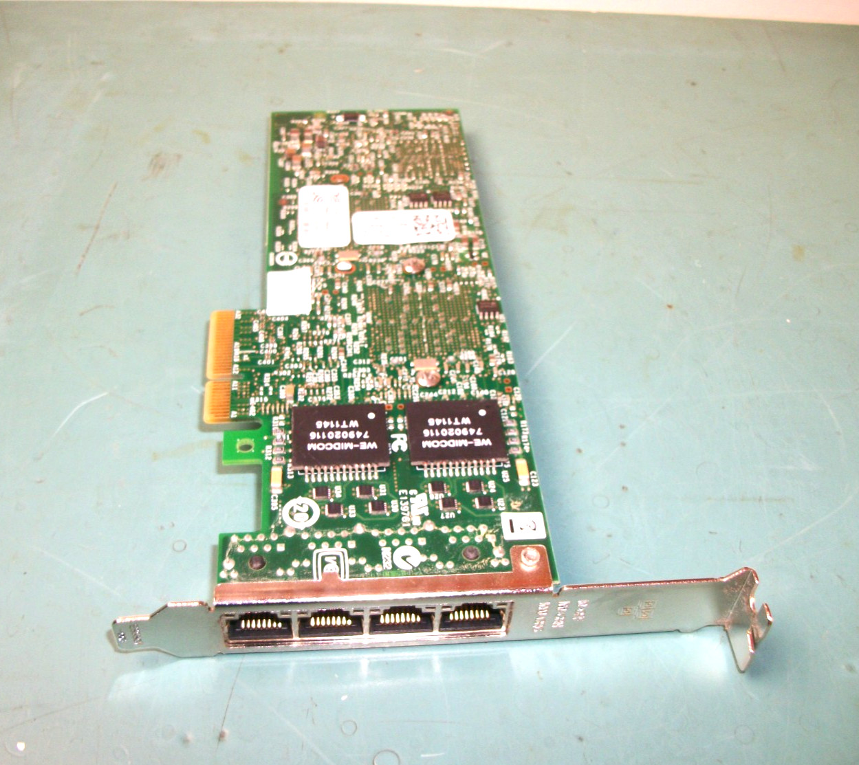 DELL DP/N 0HM9JY Quad Port Controller Card CPU-D42543 (B). Clean Unit.