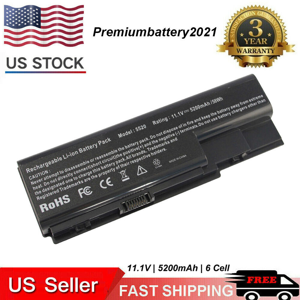 AS07B41 AS07B31 AS07B51 AS07B61 Battery For Acer Aspire 5230 5235 5310 5315 5920