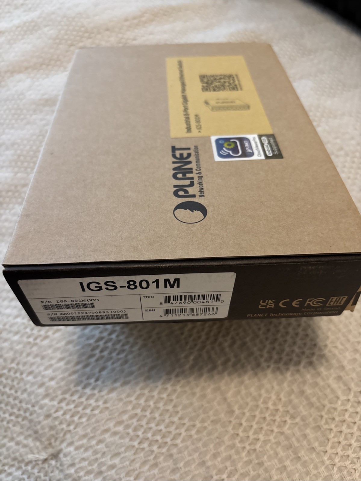 New IGS-801M (V2) Managed Ethernet Switch Planet Networking & Communication