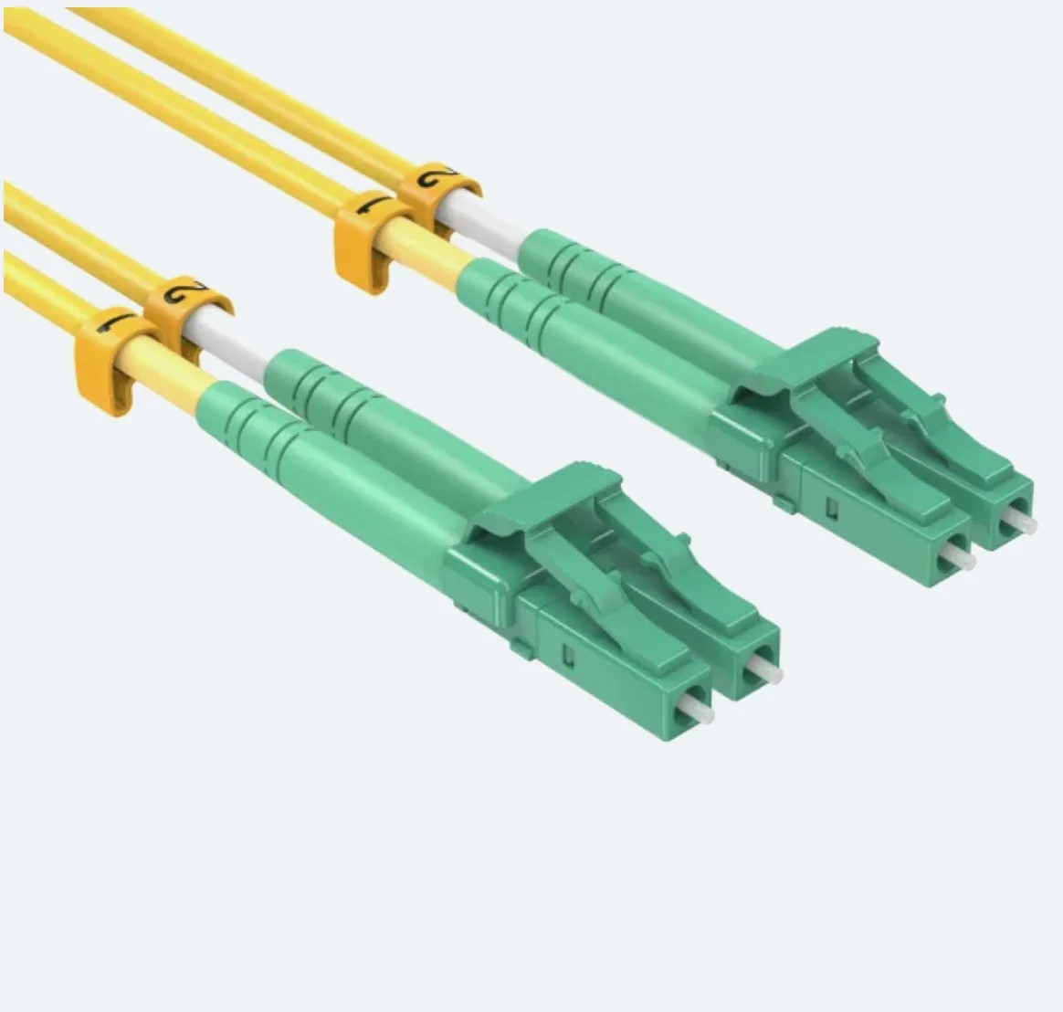 1M/2M/3M/5M/10M LC APC-LC APC Duplex OS2 SM LSZH 2.0mm FTTH 