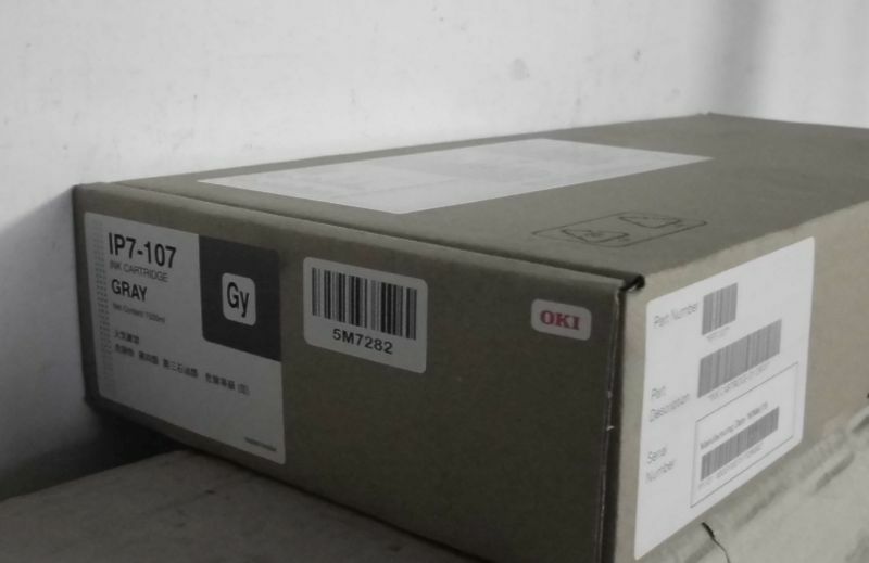 Oki Ink IP7-107 Gray Gray for Okidata Seiko Color Painter H2-104s 74s