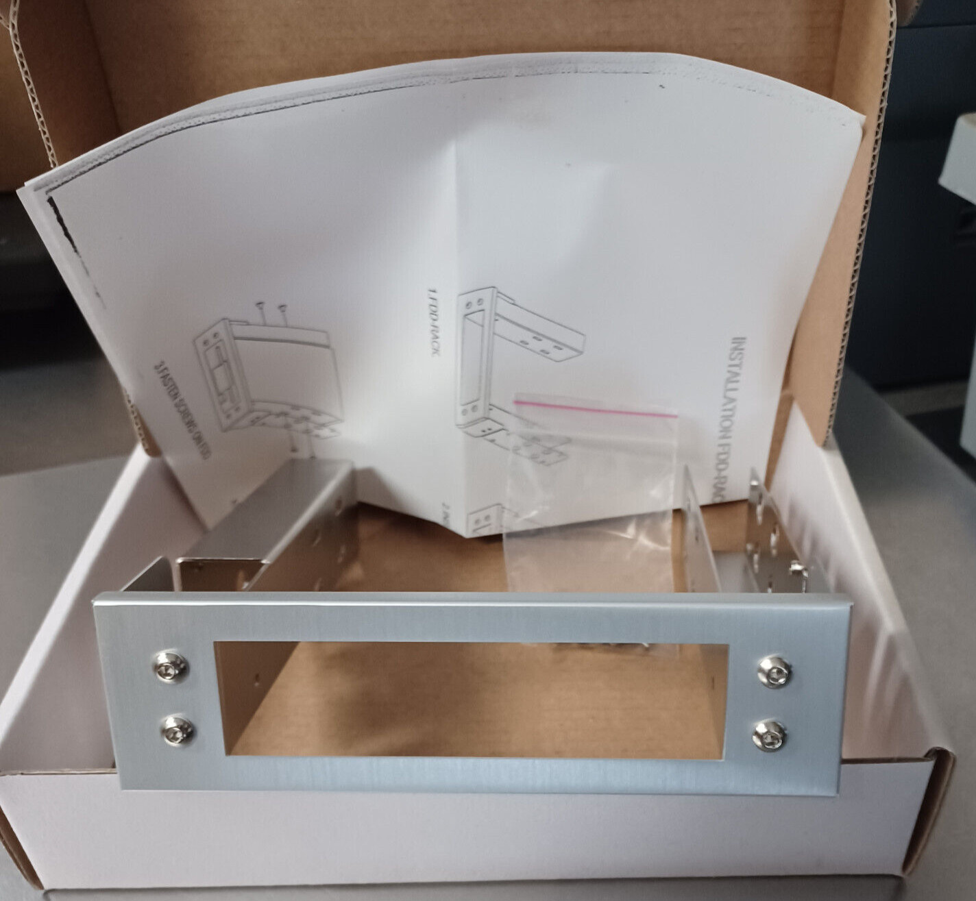 Cooler Master Bay Adapter Zip, Tape, Floppy Drive Caddy Aluminum Faceplate 5 1/4