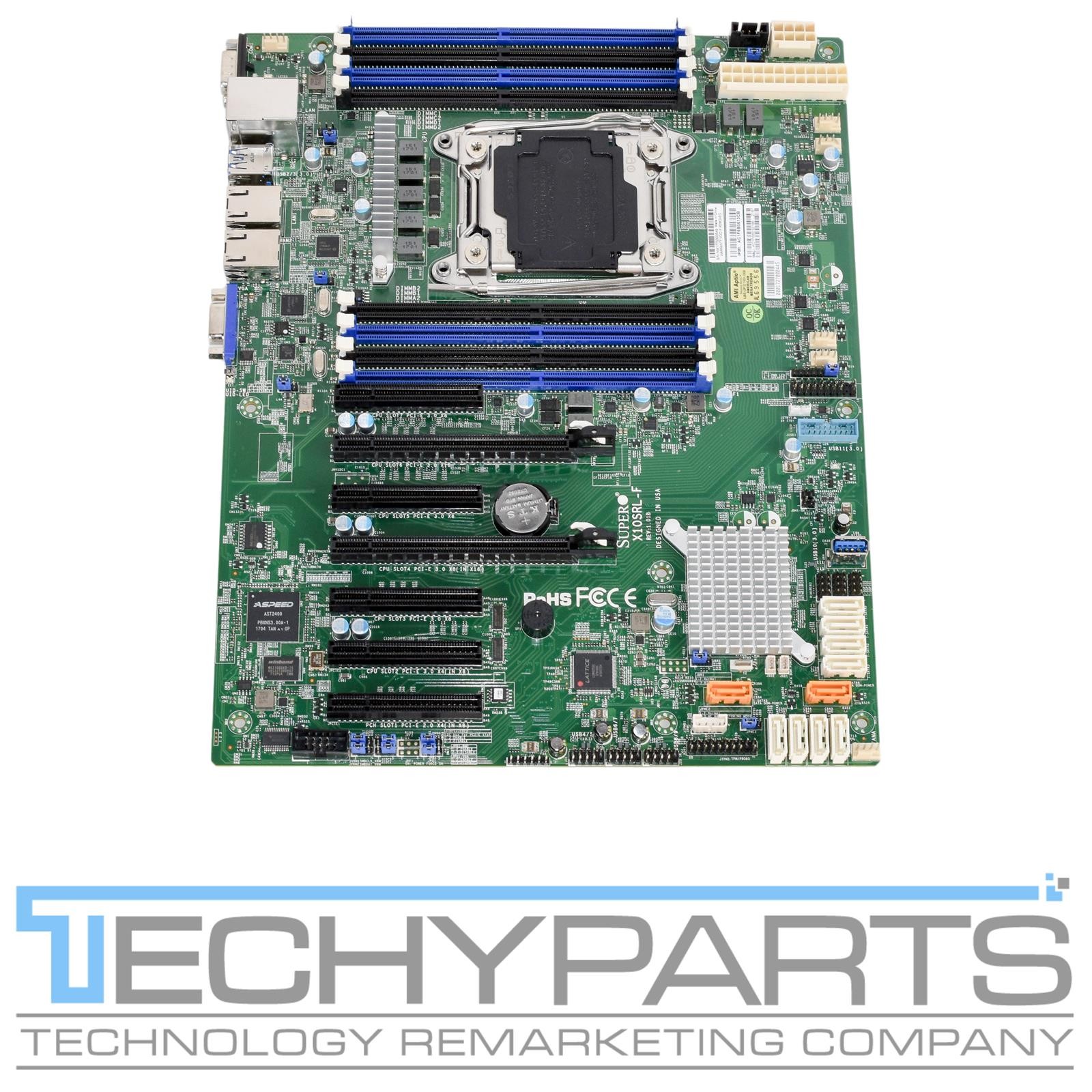 Supermicro X10SRL-F Intel C612 Chipset 1x Socket LGA2011-3 DDR4 ATX Motherboard