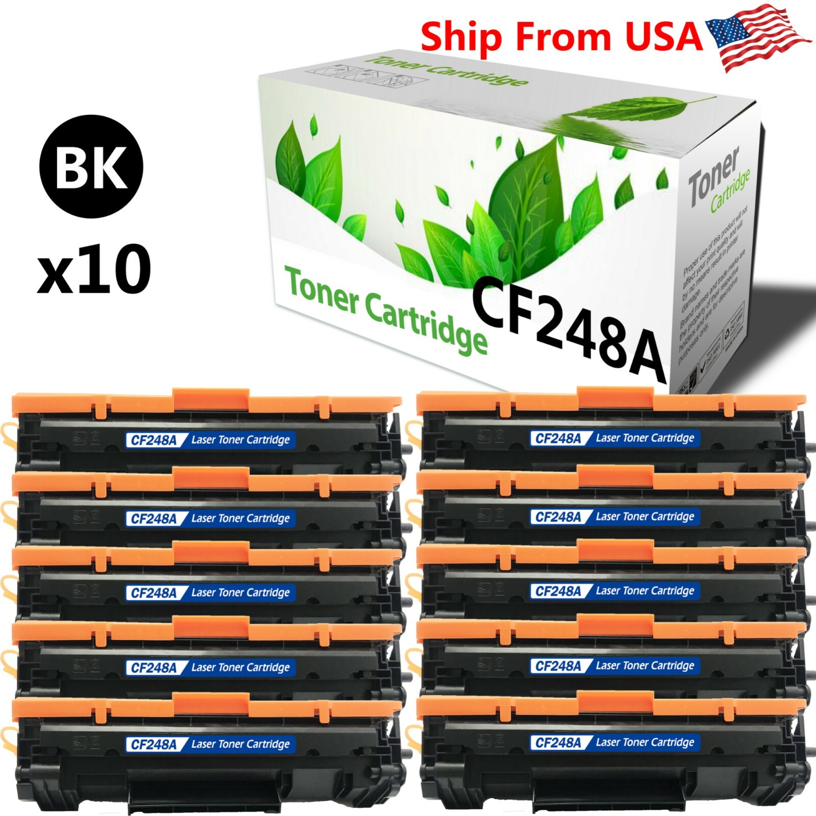 10 Pack CF 248A CF248A Toner Cartridge for Pro MFP M31w M30w M28w