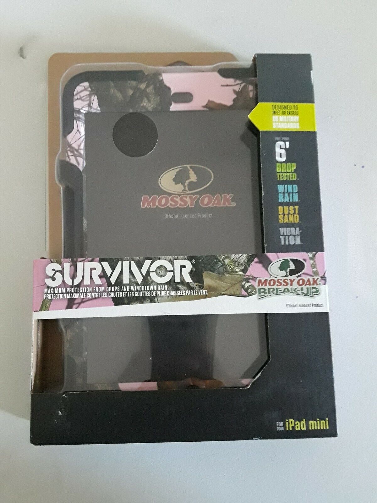 Griffin Survivor Mossy Oak Camo Pink Case for iPad mini/mini 2nd generation