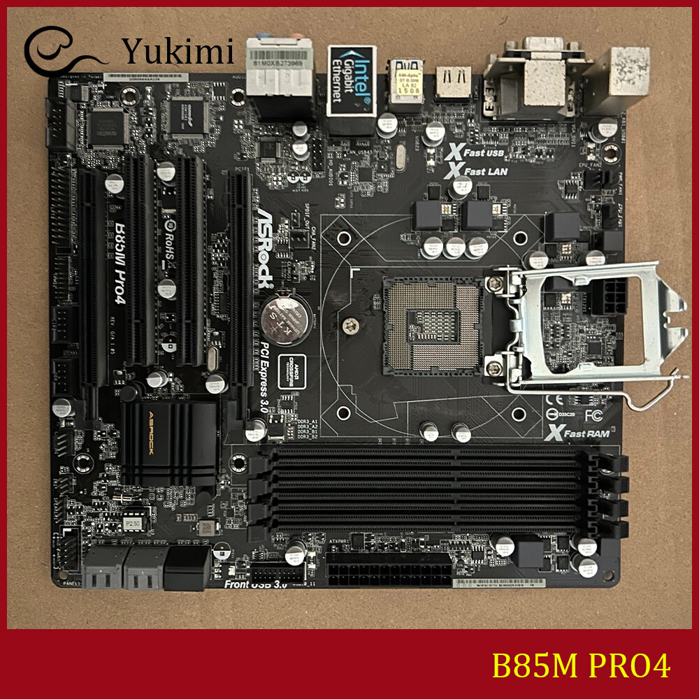 FOR ASROCK B85M PRO4 LGA1150 DDR3*4 32GB D-Sub DVI-D HDMI Micro ATX Motherboard