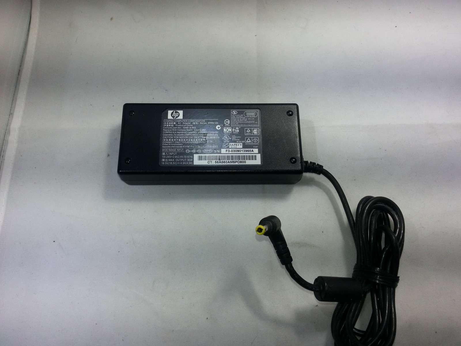 Genuine AC Adapter Charger for HP Compaq 324816-002 25112-001 308745-001 310925-