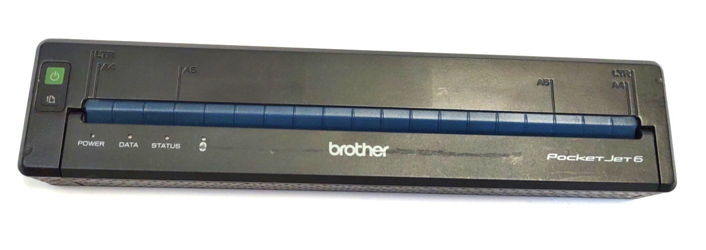 Brother PJ-662 PocketJet 6 Thermal Printer PJ662 No Battery Cords Signs of Wear
