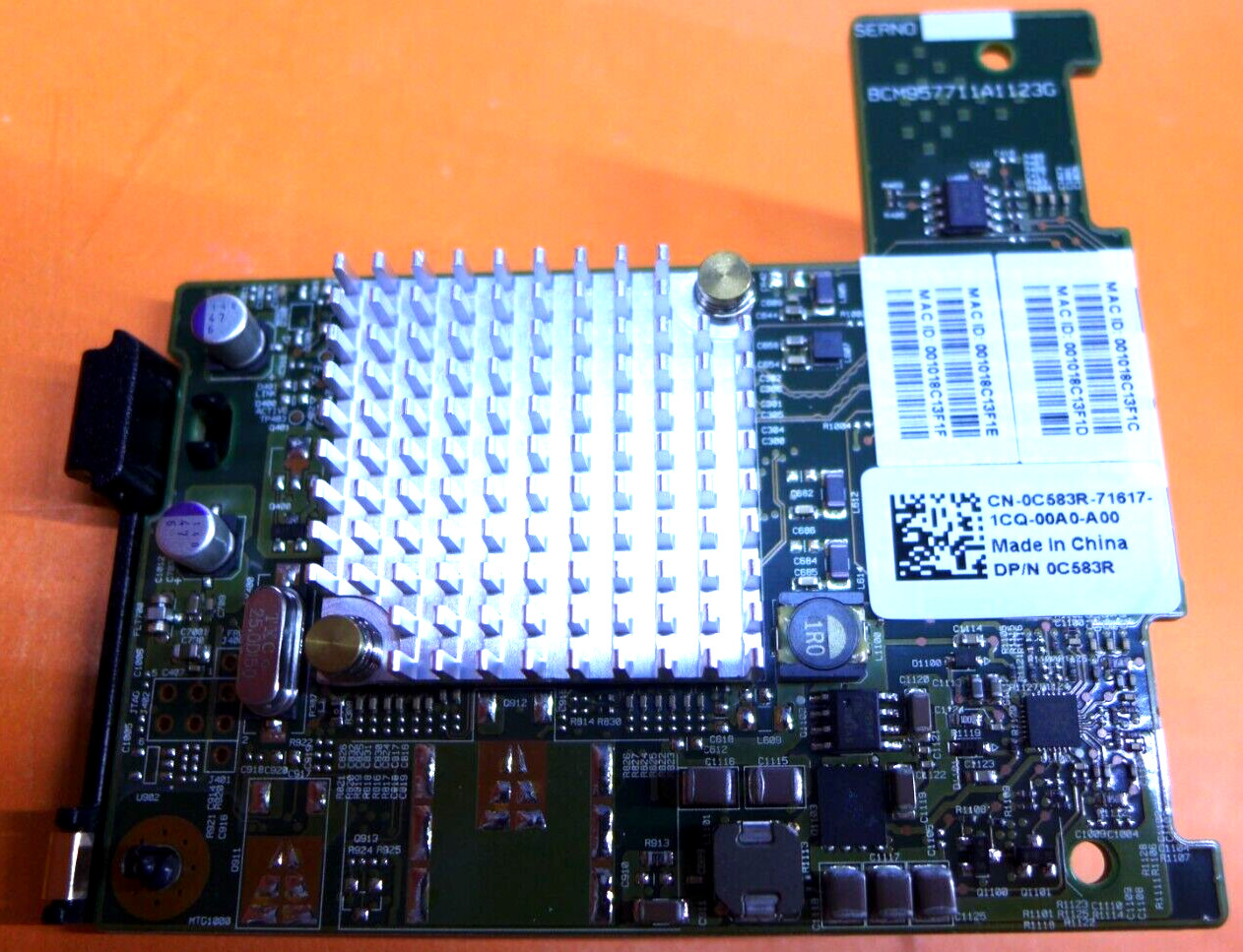 New Dell Broadcom NetExtreme BCM57711 Dual Port 10-GbE Mezzanine NIC C583R