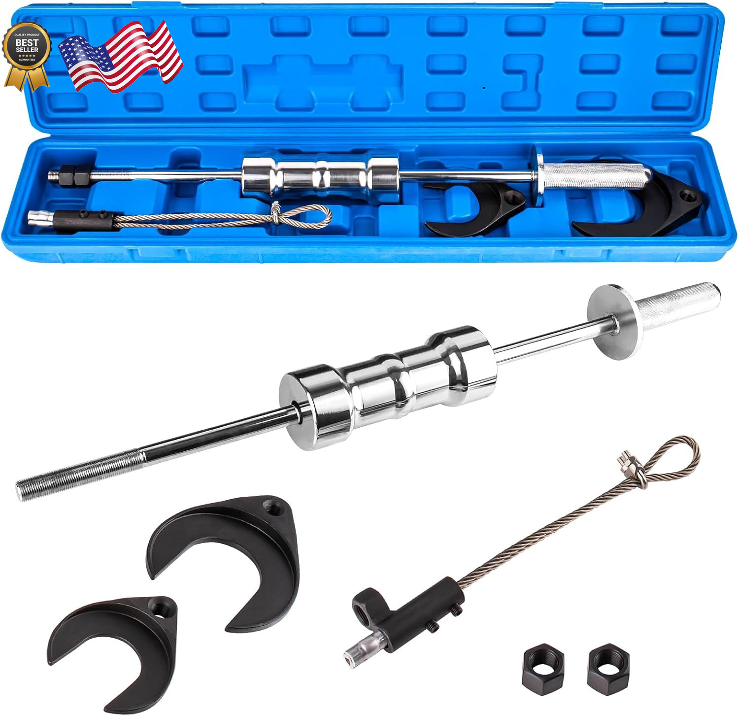 10lb Heavy Duty CV Axle Removal Tool Kit, Professional Inner CV Joint Puller