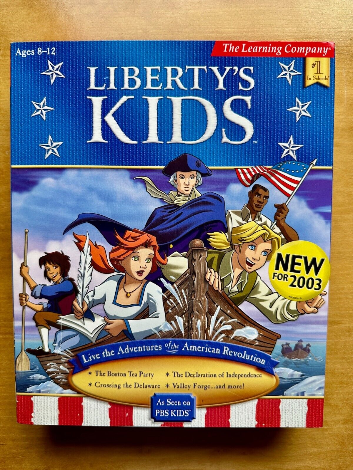 Liberty's Kids American Revolution PC Game PBS KIDS New for 2003 Ages 8-12