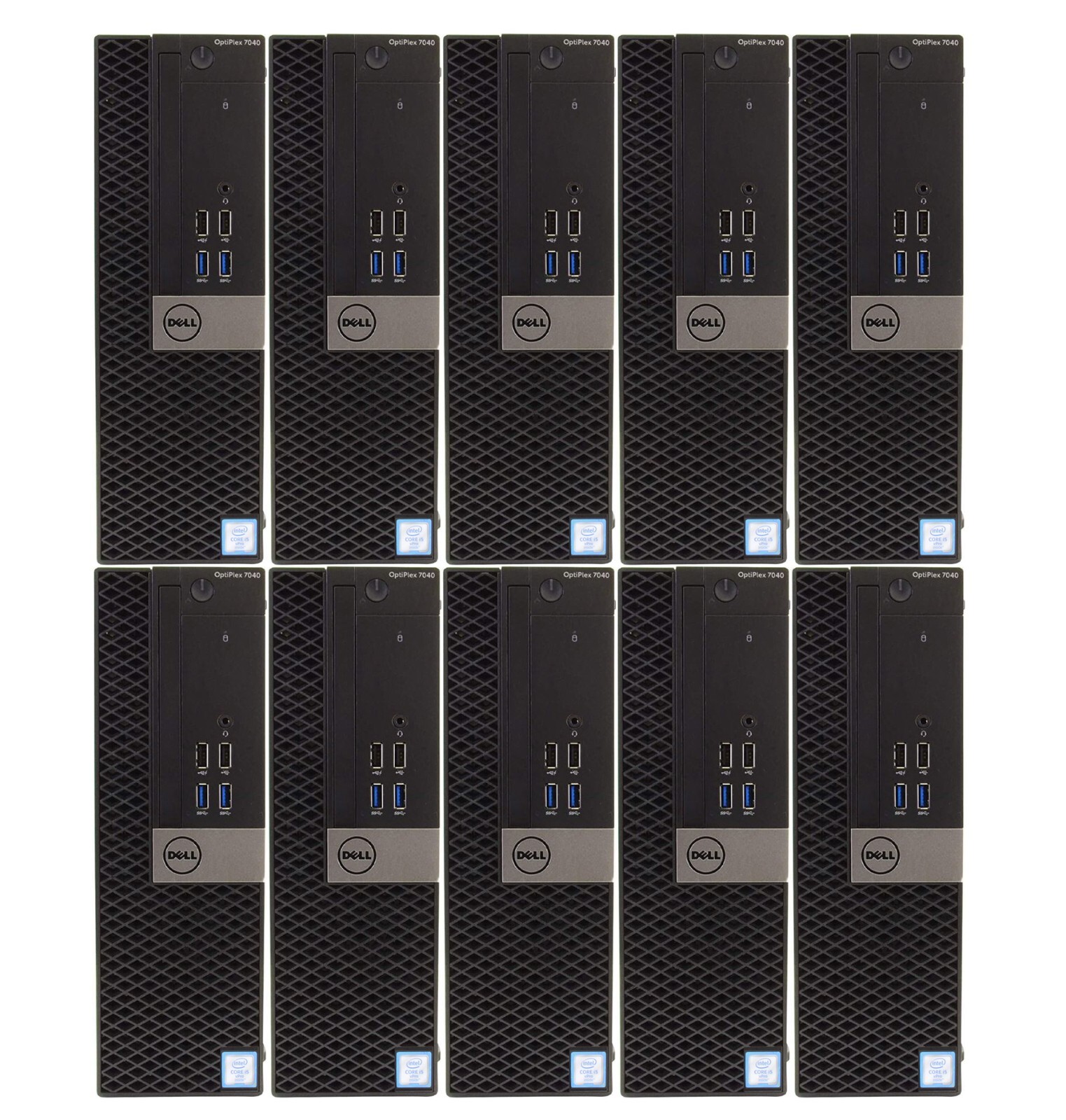 Lot 10 PC Dell OptiPlex 7040 SFF Desktop PC Corei5 8GB RAM 128GB SSD Windows 11
