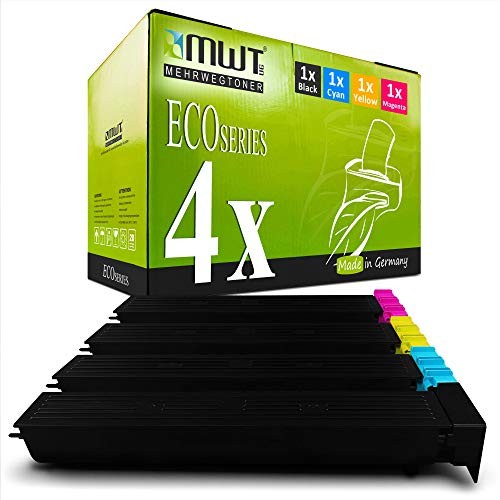 Eurotone 4x Ink Cartridge Compatible for Konica Minolta TN411 Multicoloured