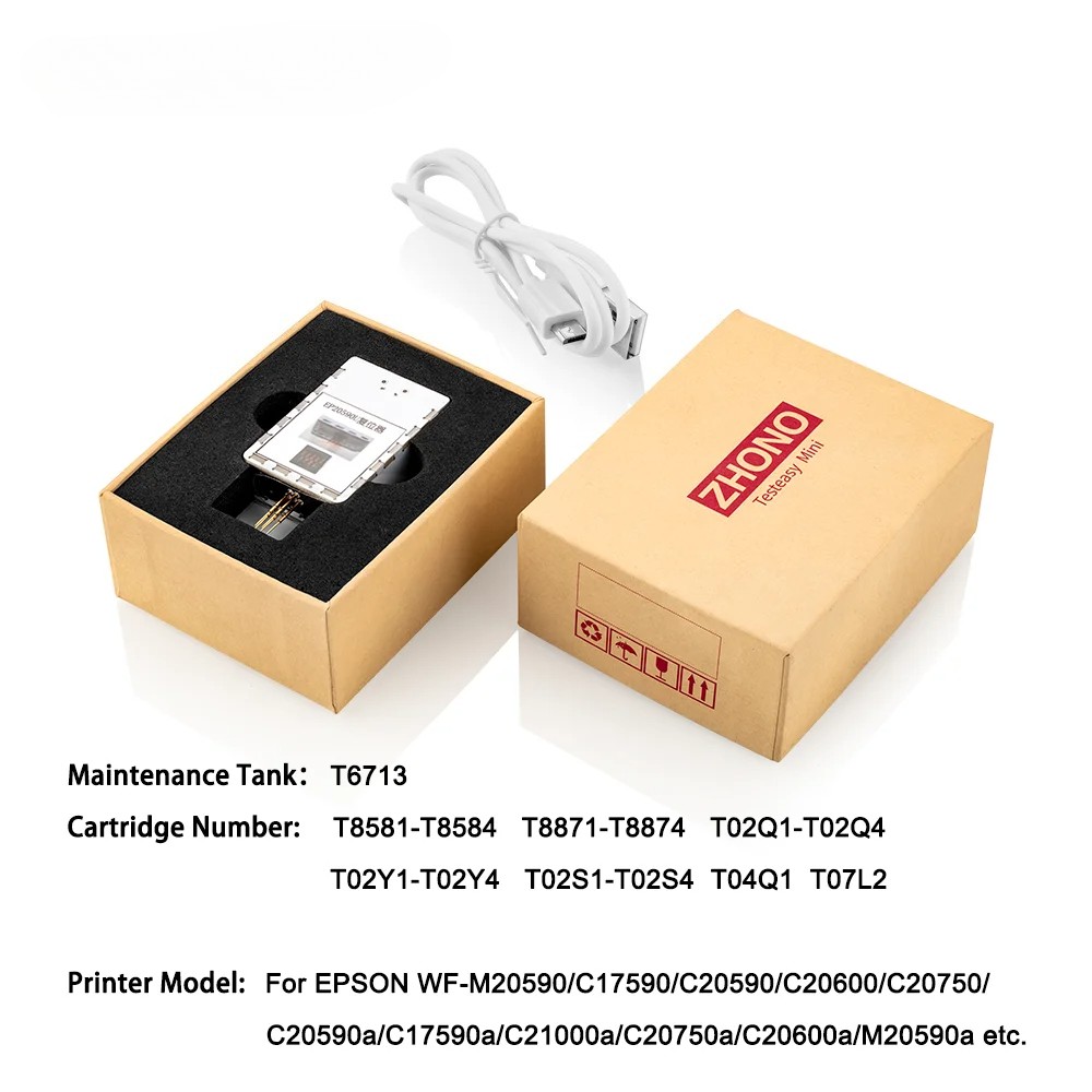 T8581 T8871 T6713 Chip Reset For EPSON WF-M20590 C17590 C20590 C20590a C17590a