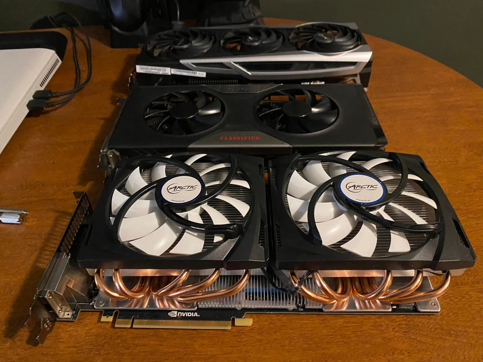Pristine NOS Never Used GTX 690 4GB GPU With ARCTIC Accelero Twin Turbo Cooler
