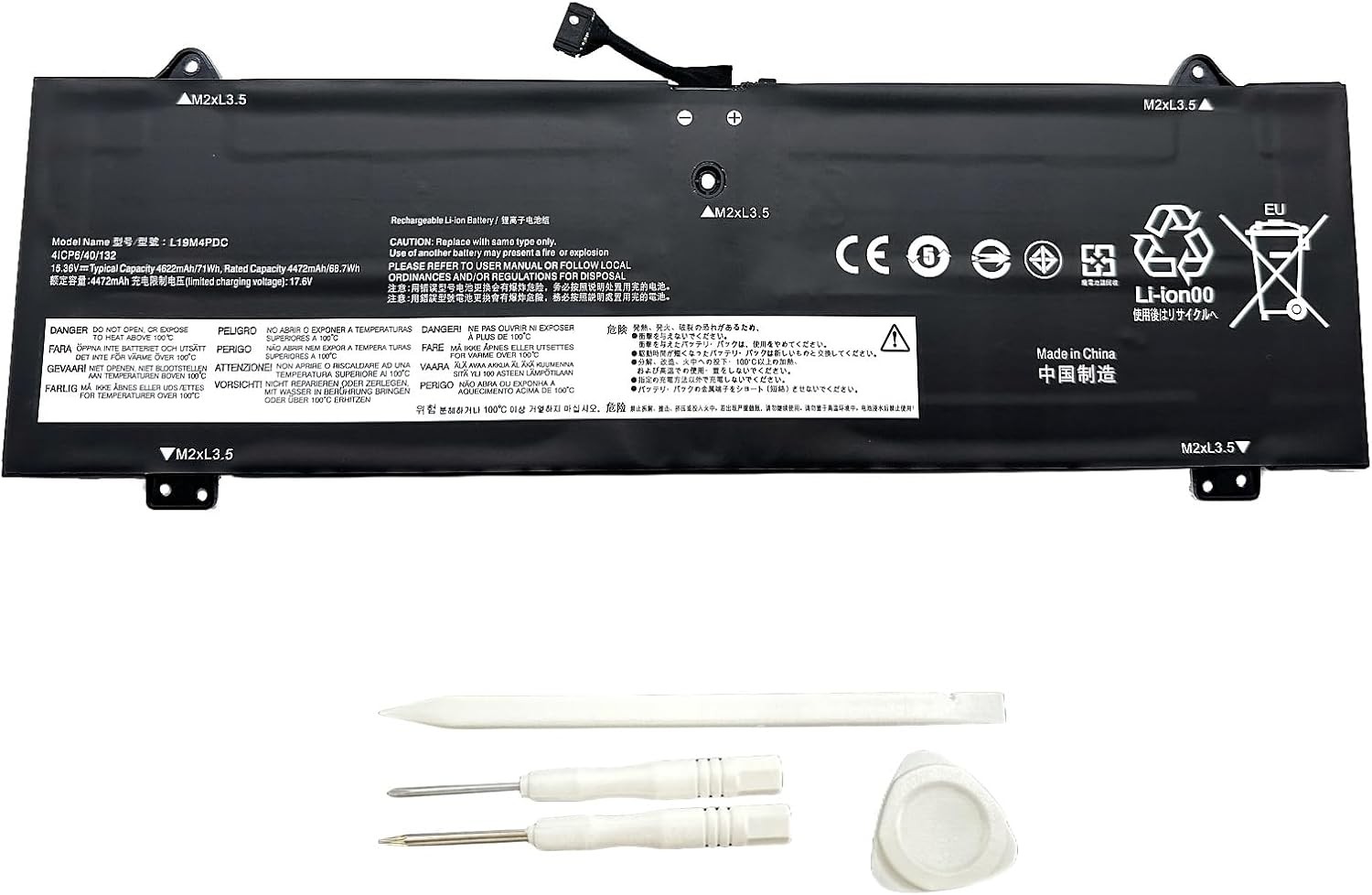 L19L4PDC L19C4PDC L19M4PDC Laptop Battery Replacement for Lenovo Ideapad Yoga