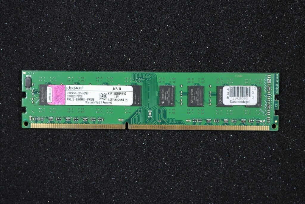Kingston KVR1333D3N9/4G DDR3 Module 4GB (1x4) PC3-10600U DDR3-1333 CL9 #7054