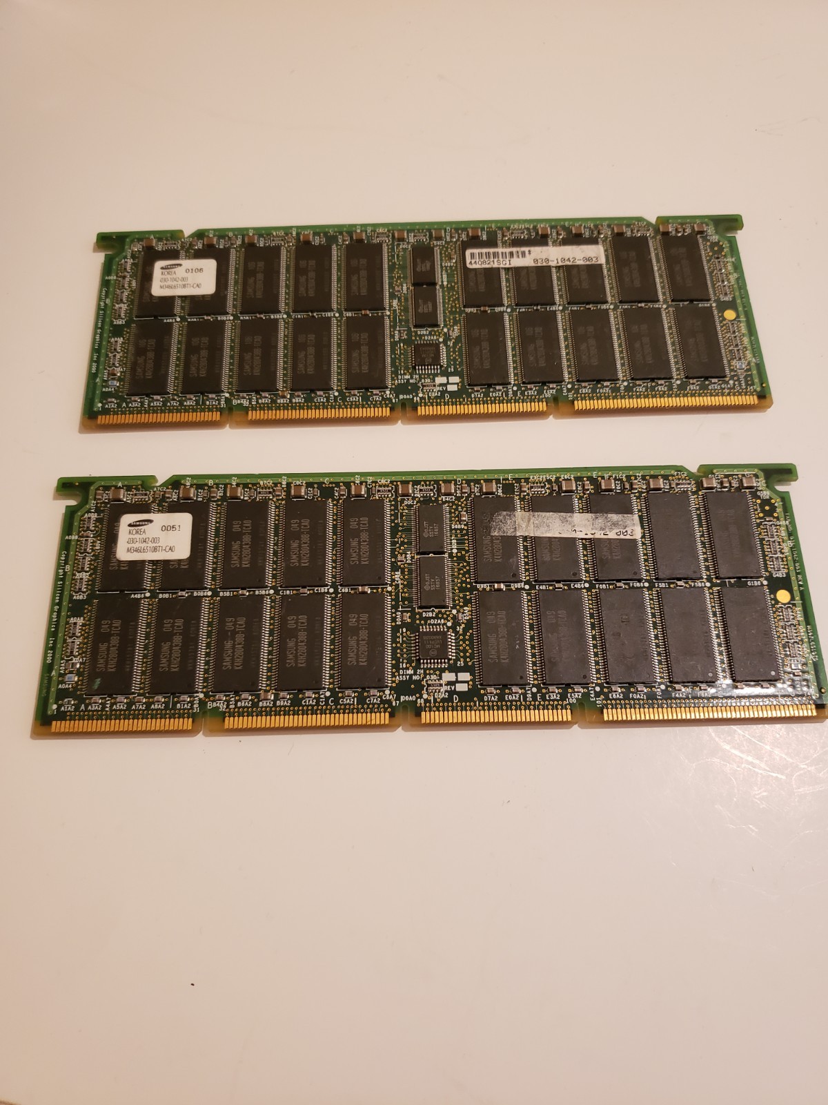 SGI P/N 030-1042-003 Silicon Graphics  512MB Memory Modules SAMSUNG 