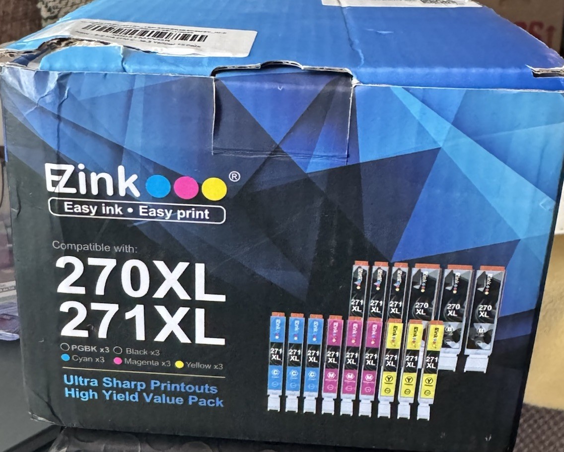 E-Z Ink 14-(TM Compatible Ink Cartridge for Canon PGI-270XL CLI-271Xl Open Box