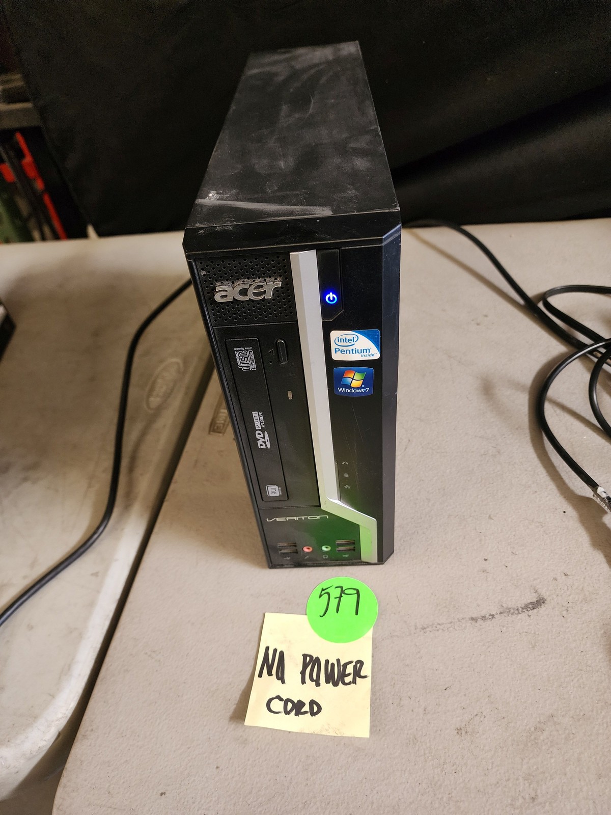 Acer Veriton X275 Desktop PC Intel Pentium, Used, As Is