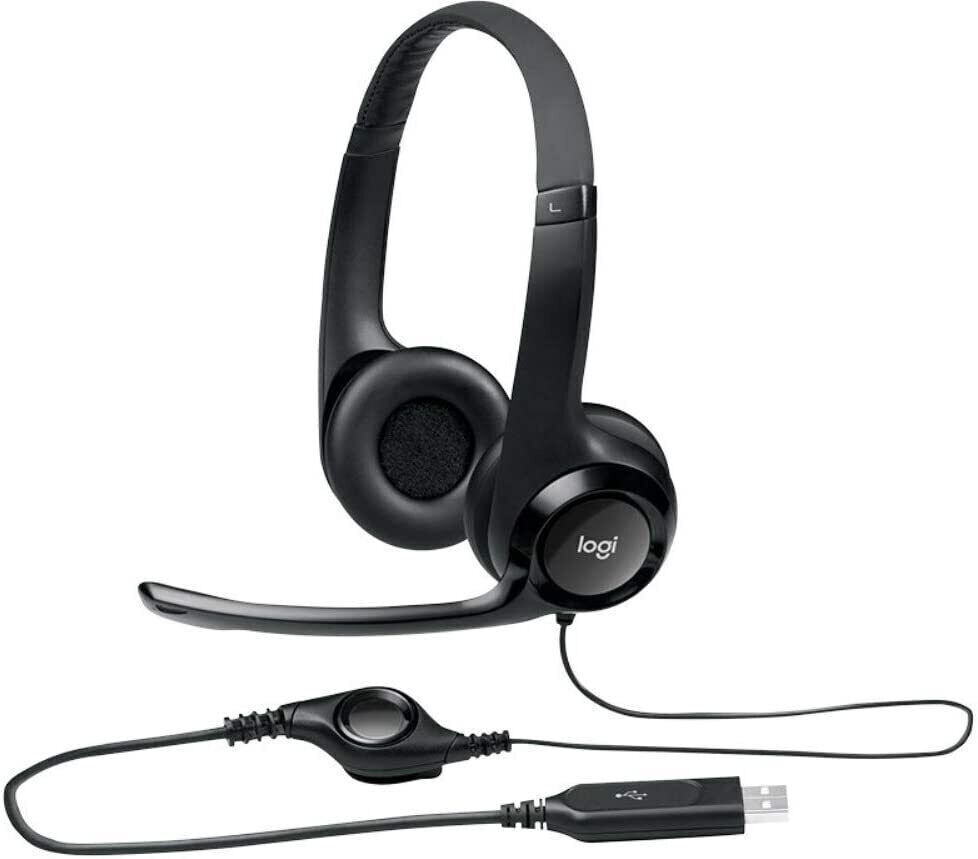 USB Headset Logitech ClearChat H390 - Good condition, See photos
