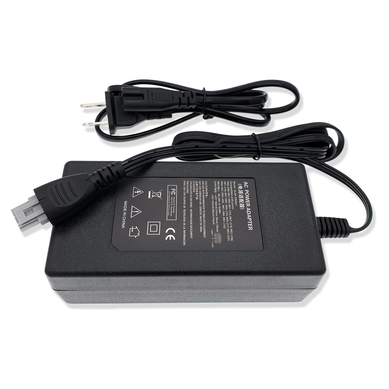New AC Power Adapter Charger For HP OfficeJet 6310 J6450 J6480 Supply Cord