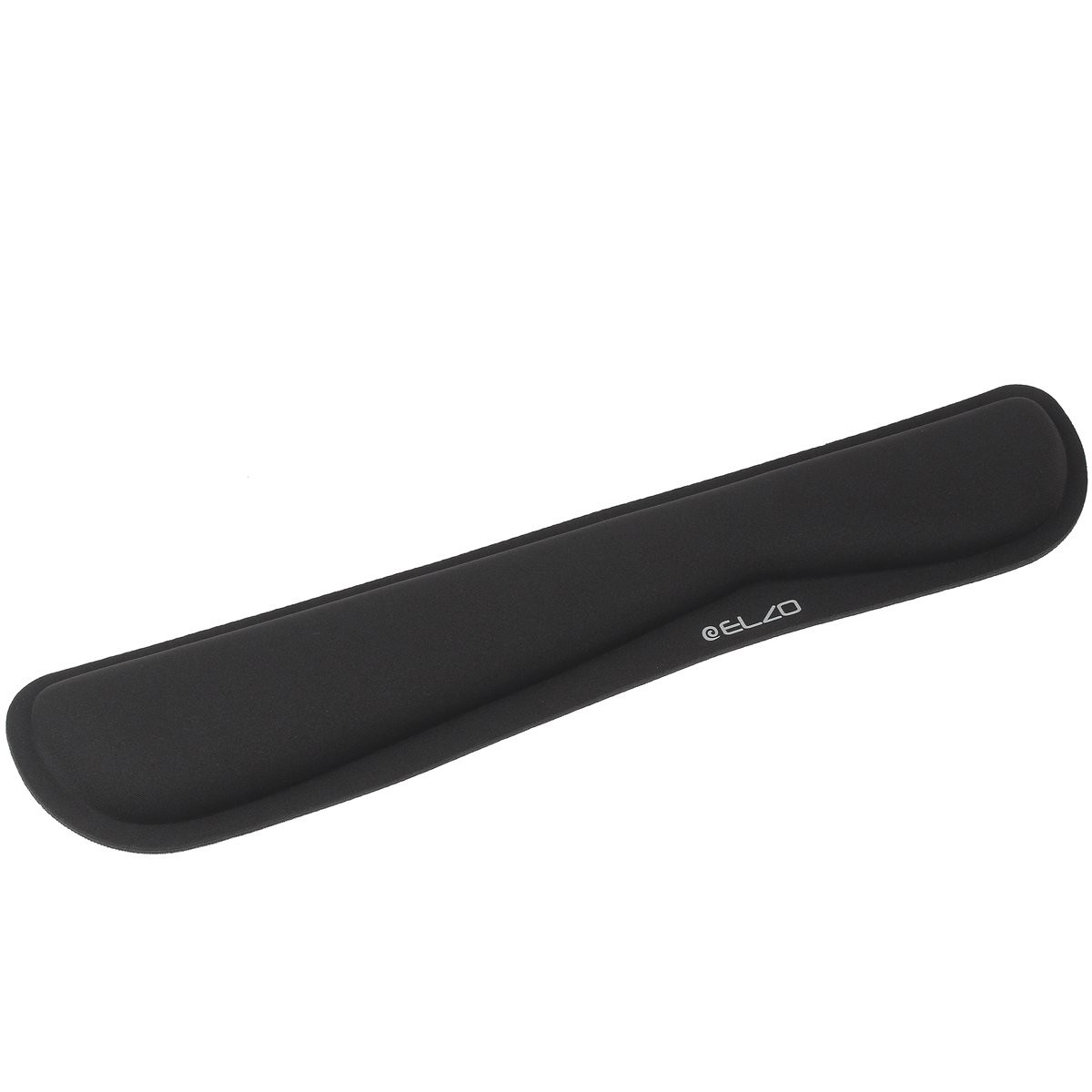 ELZO Keyboard Wrist Rest Pad Support with 65D High-Density Large, Black-fiber