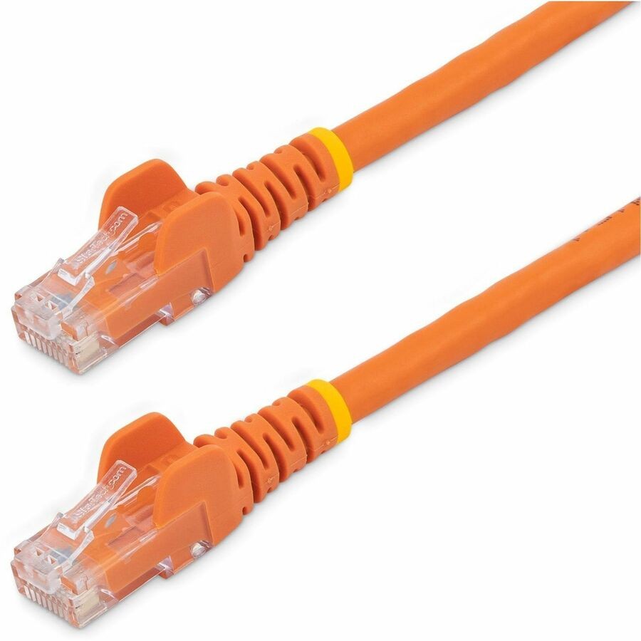 StarTech 150ft CAT6 Ethernet Cable - Orange Snagless Gigabit 100W PoE UTP 250Mhz