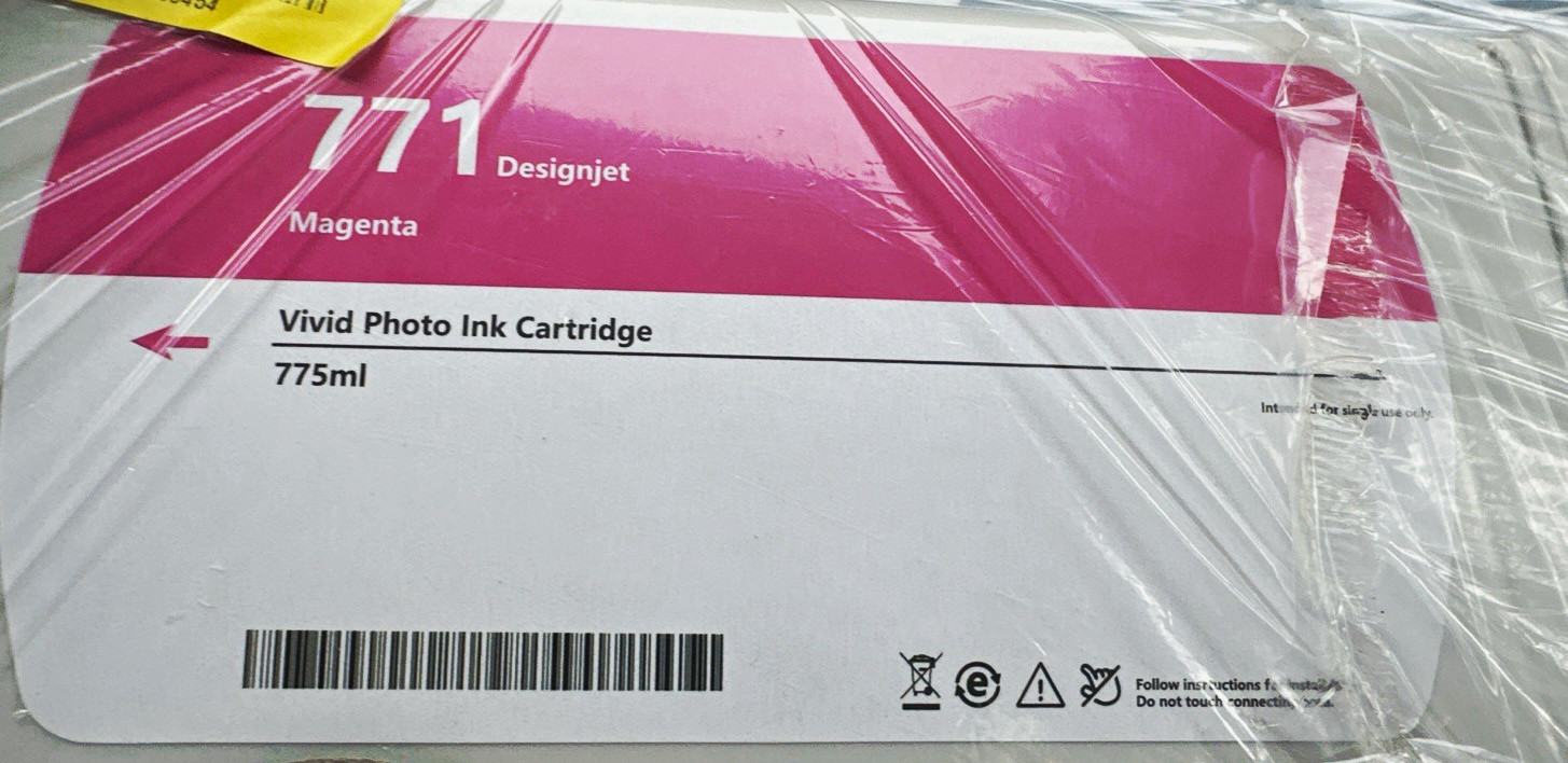 HP 771 Ink Cartridge Magenta Inkjet for HP DesignJet HP 771 (MPN 771)