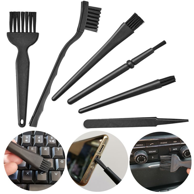 6 in 1 Keyboard Cleaning Brush Kit Laptop PC Screen Dust Cleaner Tool Set