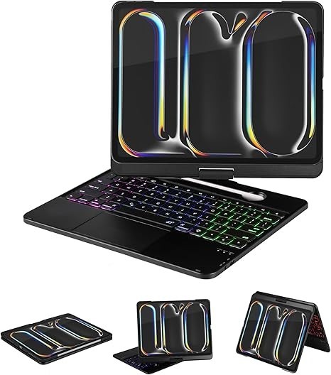 Ipad Pro 13 Inch Case with Keyboard, Magic Keyboard for Ipad Pro 13 M5 2025 / M4