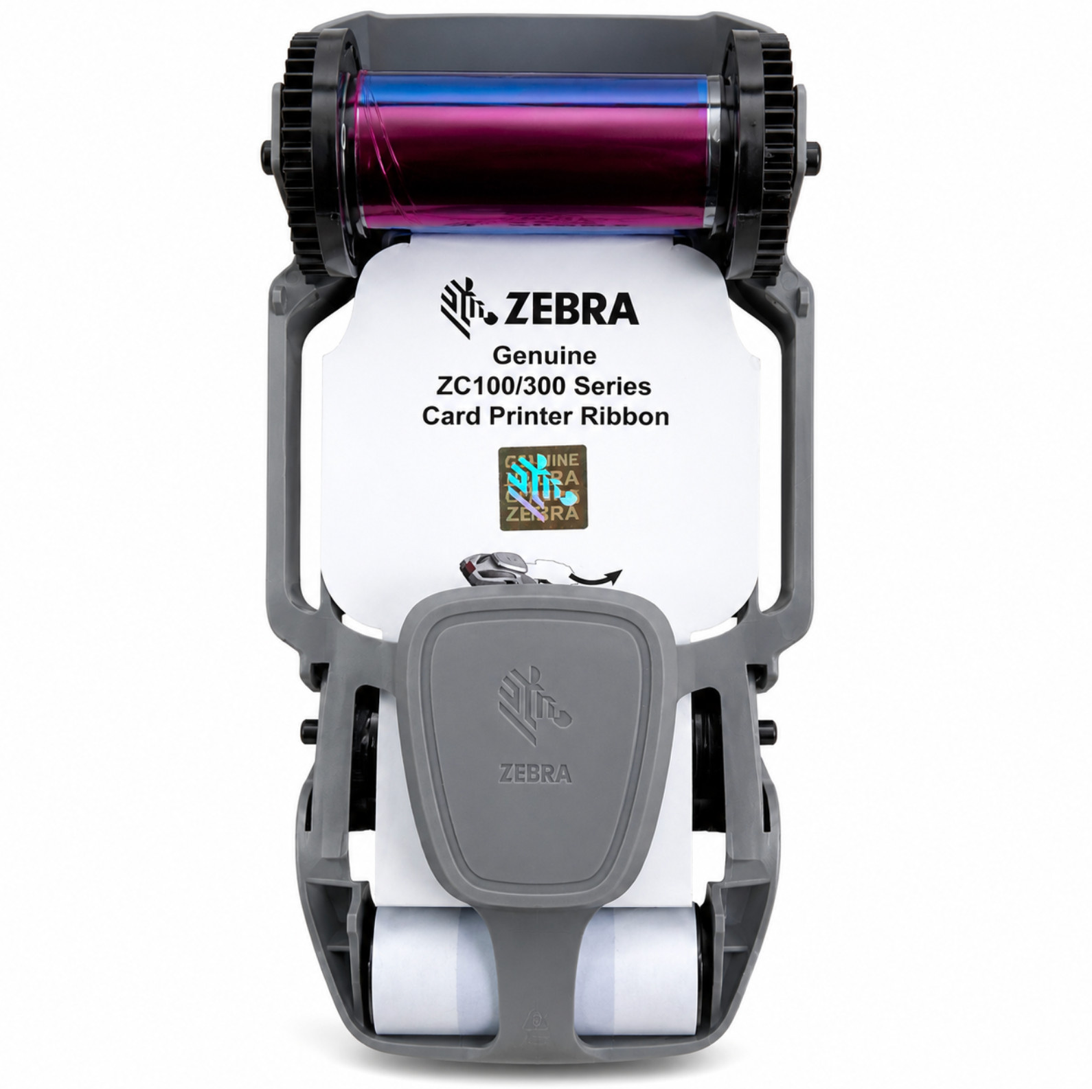Genuine Zebra ZC100 ZC300 Series Card Printer Ribbon YMCKO New Open Box OEM