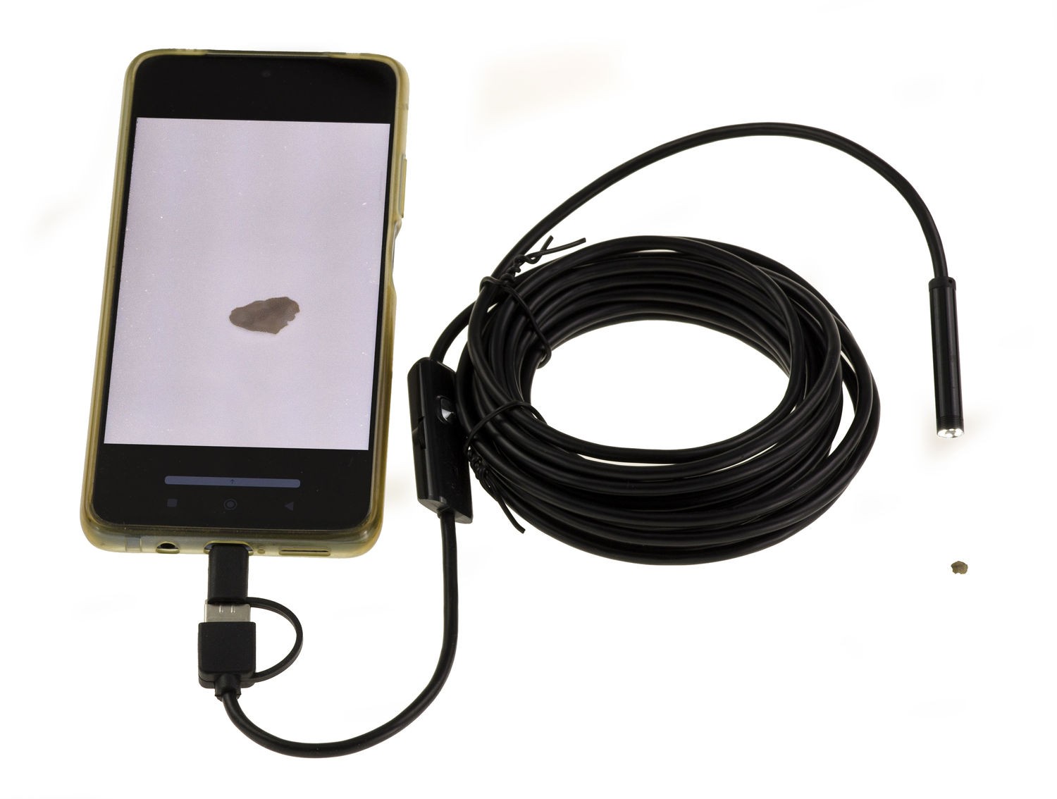 Inspection Camera Endoscope for Mac PC and Smartphone Sensor 7mm